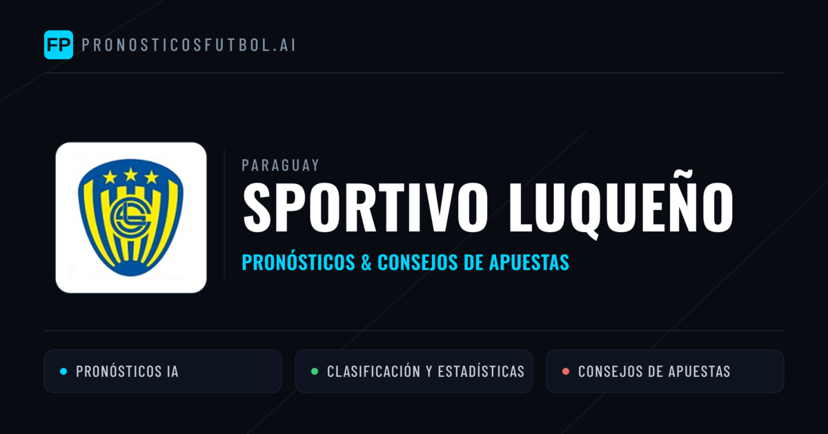Sportivo Luqueño Pronósticos y estadísticas