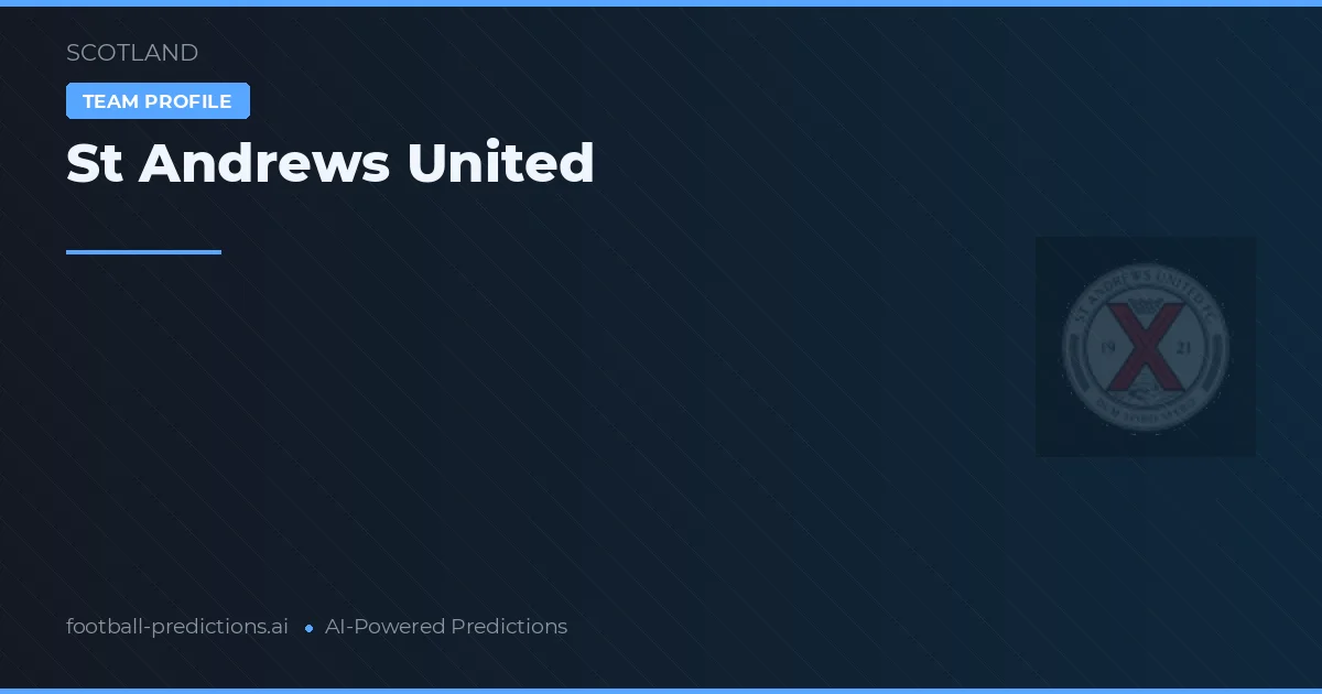 St Andrews United Pronósticos y estadísticas