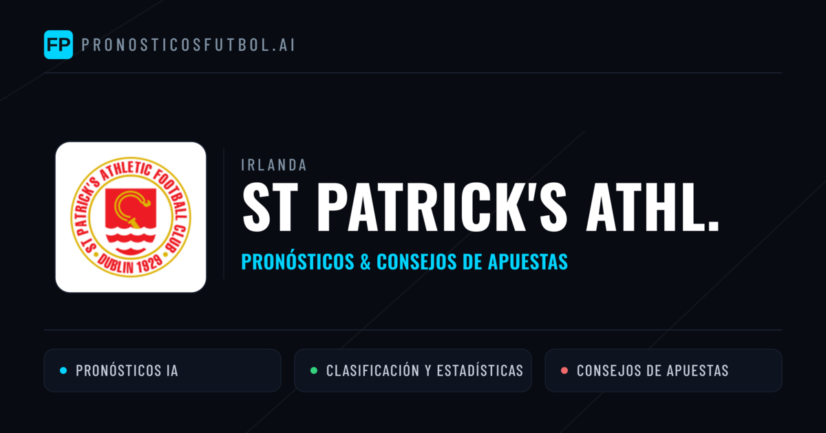 St Patrick's Athl. Pronósticos y estadísticas
