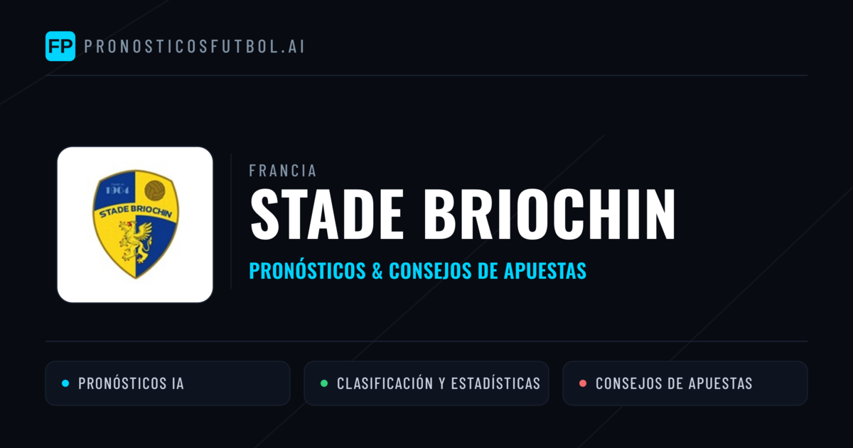 Stade Briochin Pronósticos y estadísticas