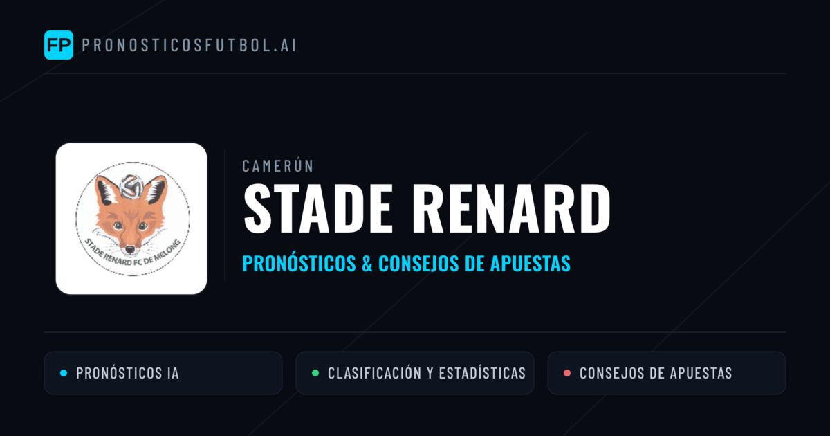 Stade Renard Pronósticos y estadísticas