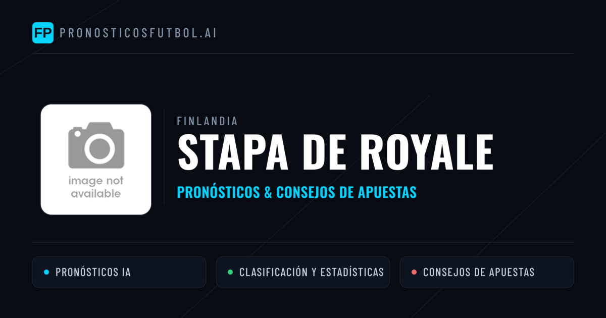 StaPa De Royale Pronósticos y estadísticas