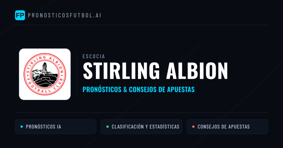 Stirling Albion Pronósticos y estadísticas