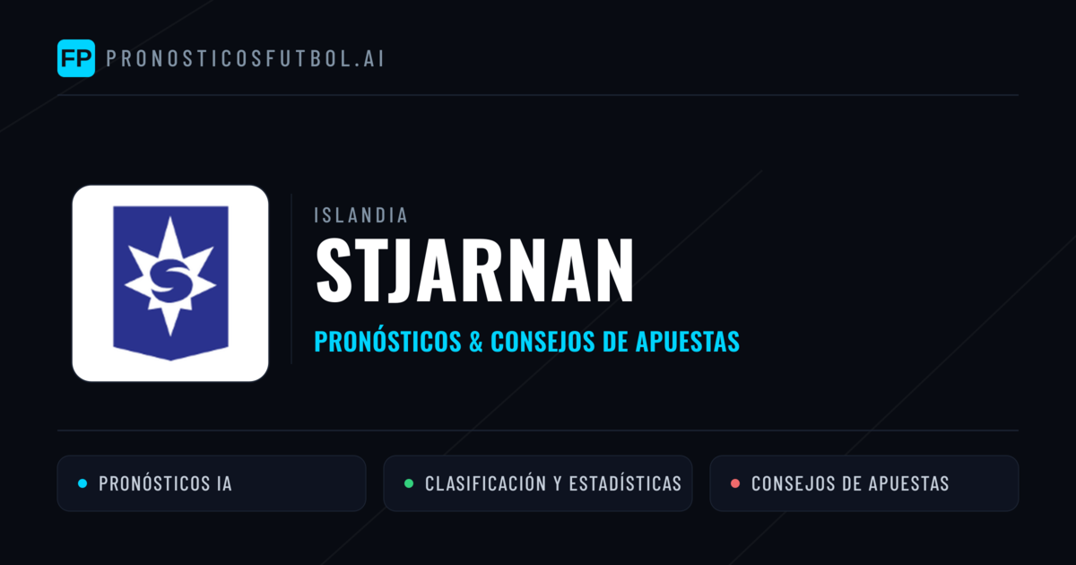 Stjarnan Pronósticos y estadísticas