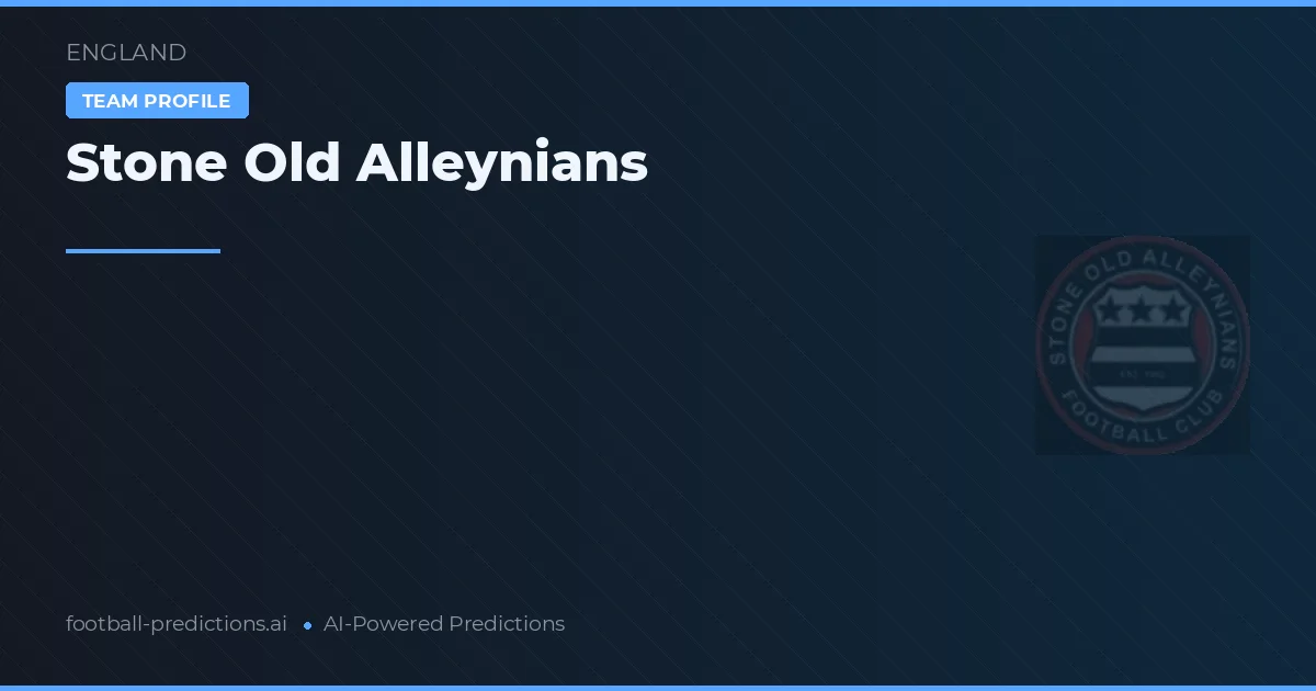 Stone Old Alleynians Pronósticos y estadísticas