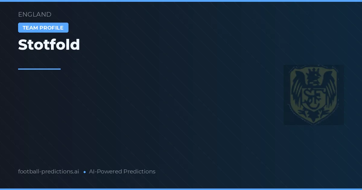 Stotfold Pronósticos y estadísticas