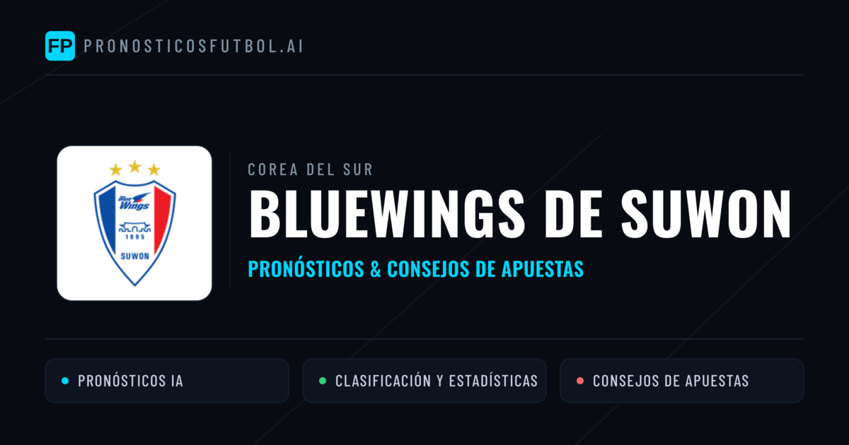 Bluewings de Suwon Pronósticos y estadísticas