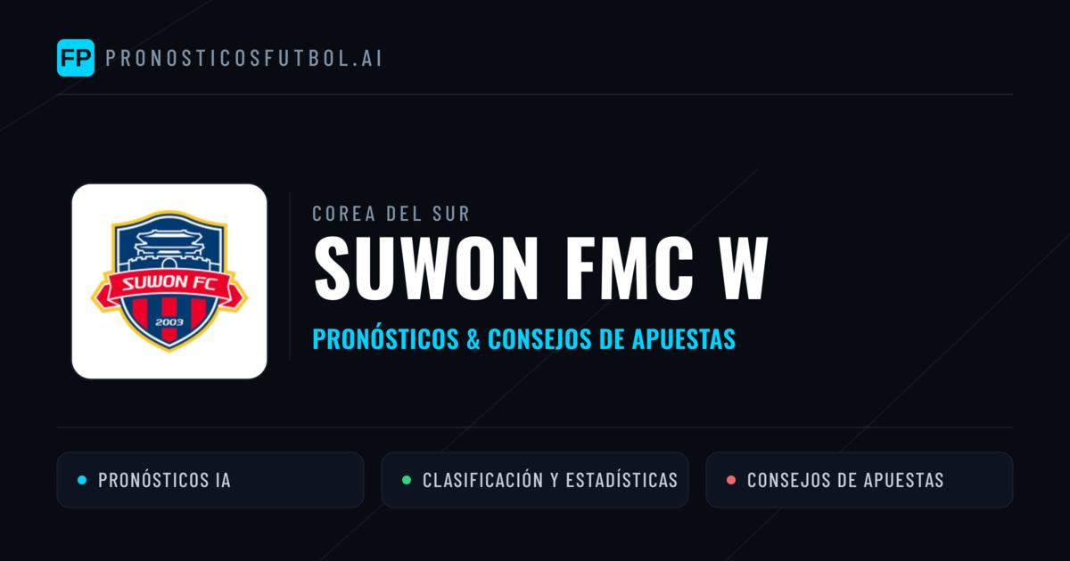 Suwon FMC W Pronósticos y estadísticas
