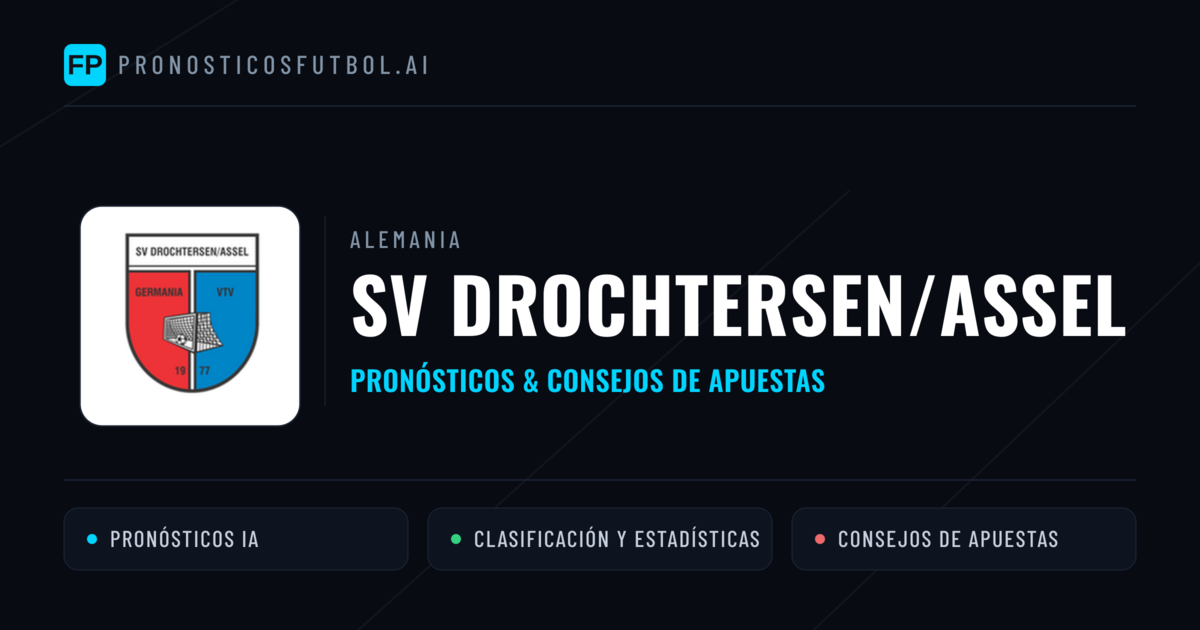 SV Drochtersen/Assel Pronósticos y estadísticas