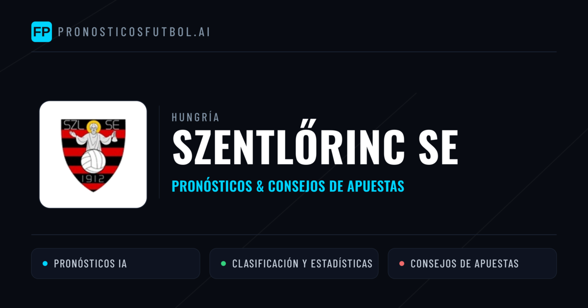 Szentlőrinc SE Pronósticos y estadísticas