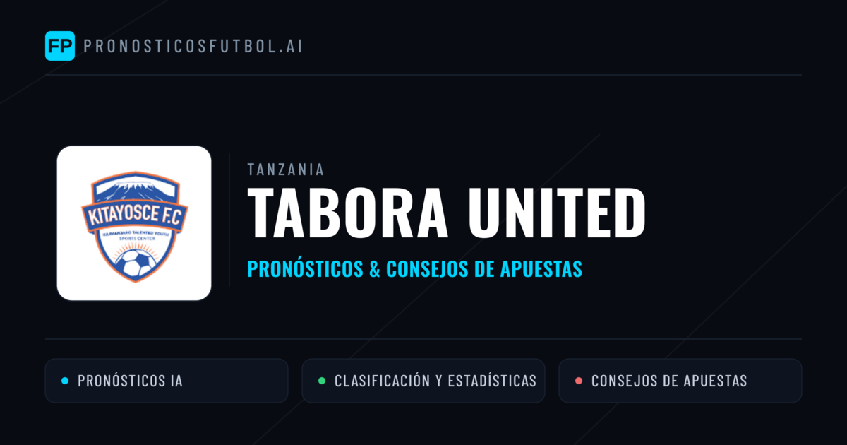Tabora United Pronósticos y estadísticas