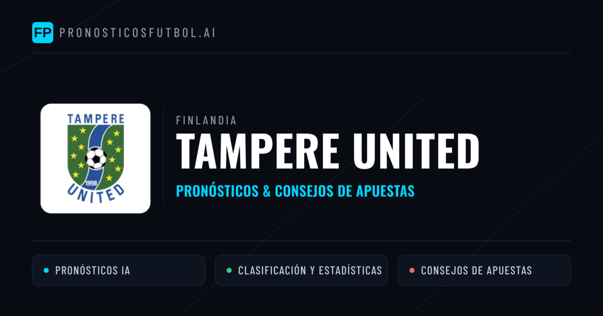 Tampere United Pronósticos y estadísticas