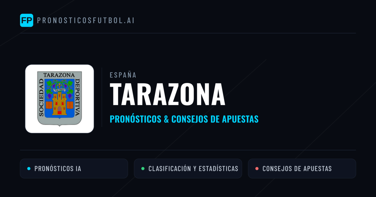 Tarazona Pronósticos y estadísticas