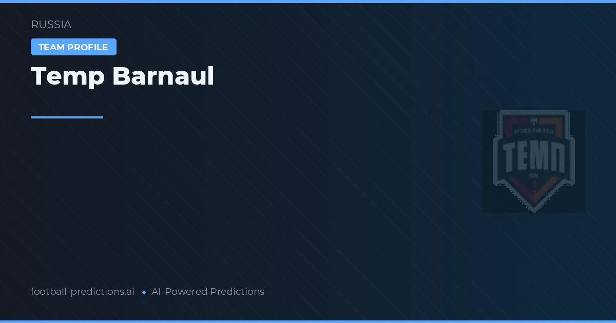 Temp Barnaul Pronósticos y estadísticas