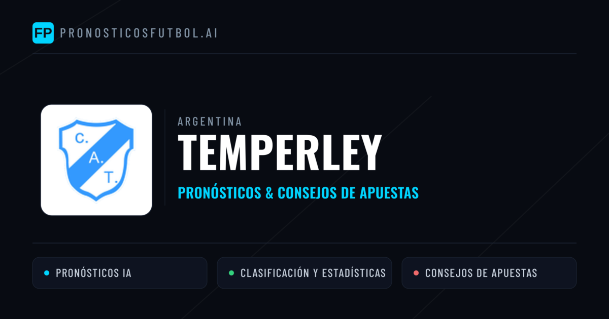 Temperley Pronósticos y estadísticas