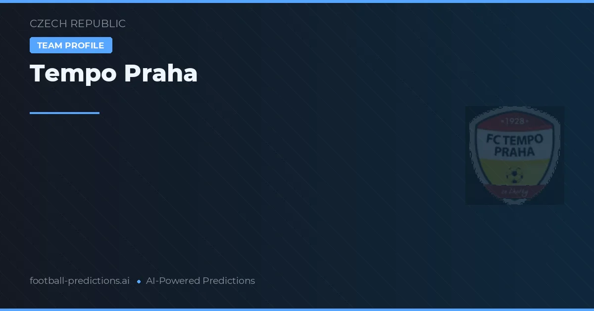 Tempo Praga Pronósticos y estadísticas