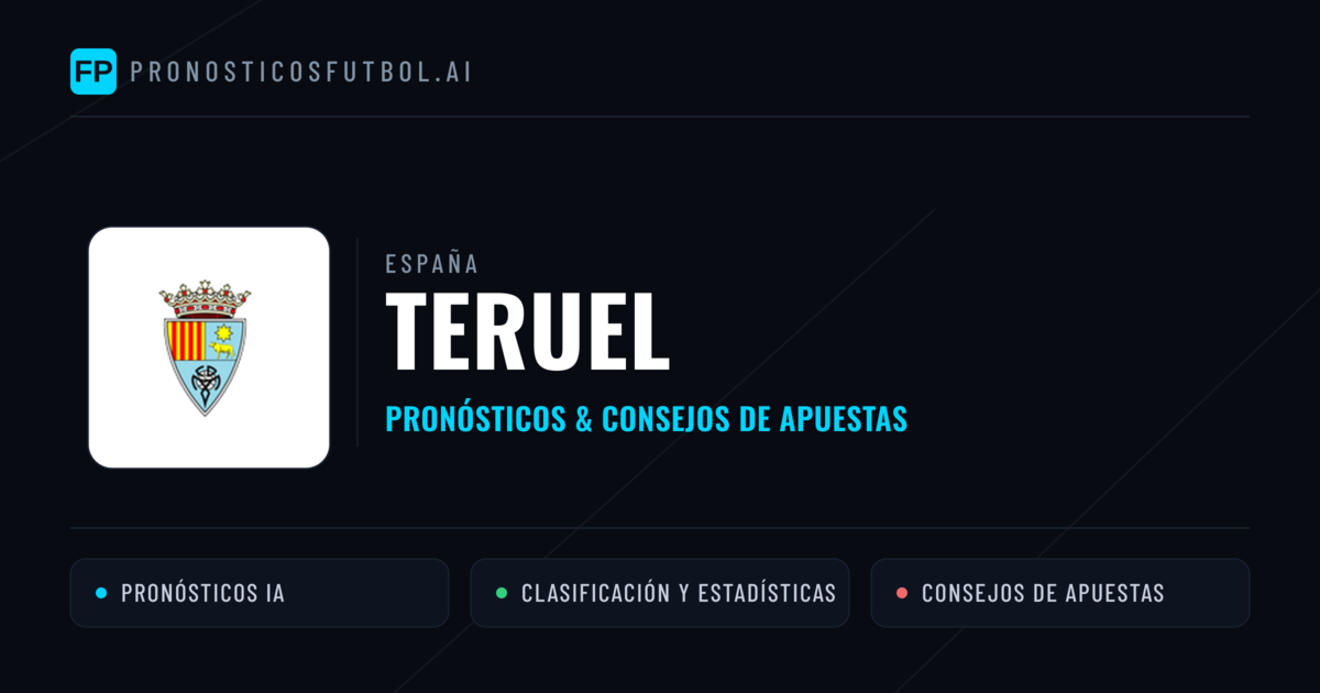 Teruel Pronósticos y estadísticas