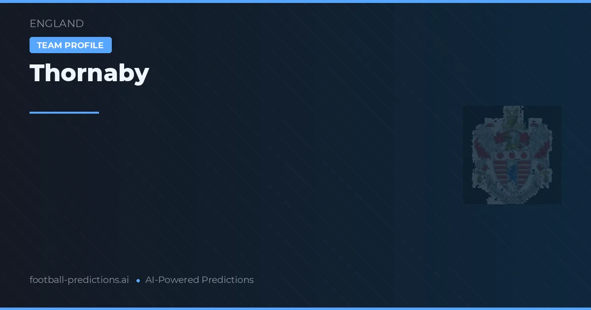 Thornaby Pronósticos y estadísticas