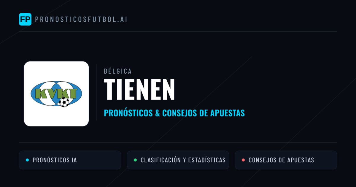 Tienen Pronósticos y estadísticas