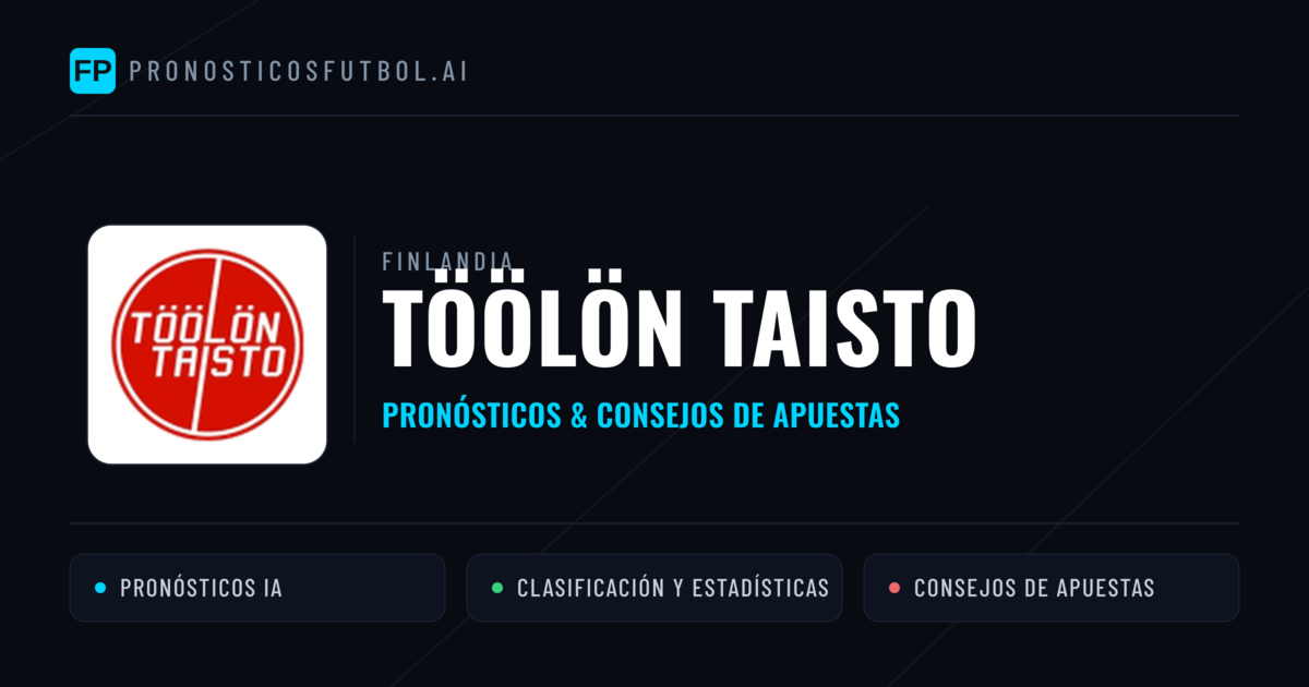 Töölön Taisto Pronósticos y estadísticas