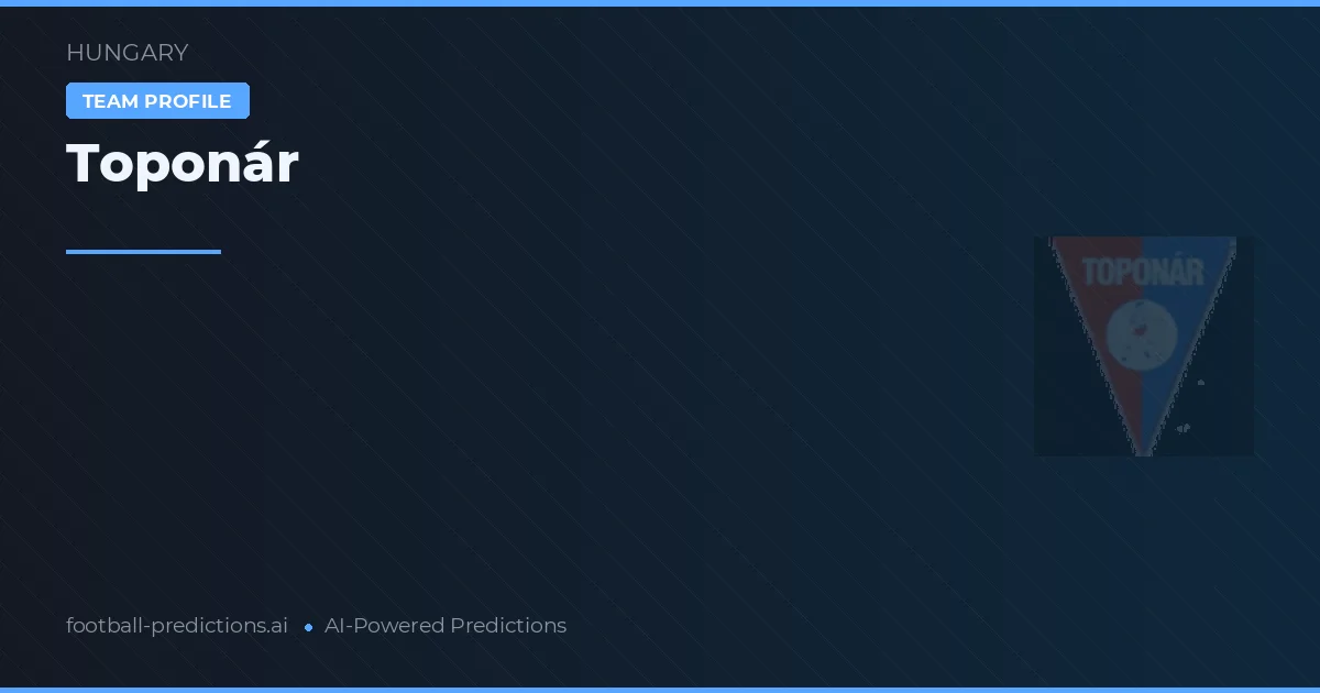 Toponár Pronósticos y estadísticas