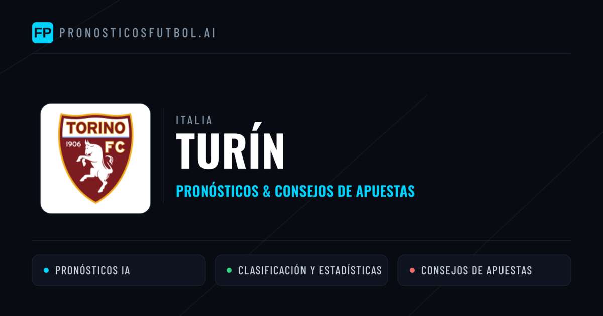 Turín Pronósticos y estadísticas