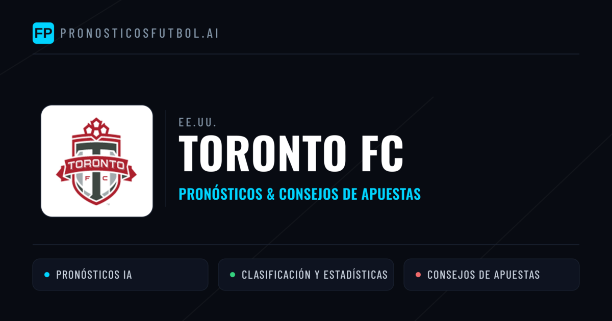 Toronto FC Pronósticos y estadísticas
