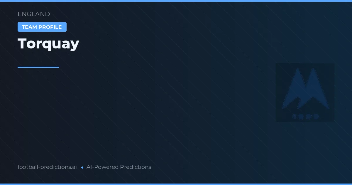 Torquay Pronósticos y estadísticas