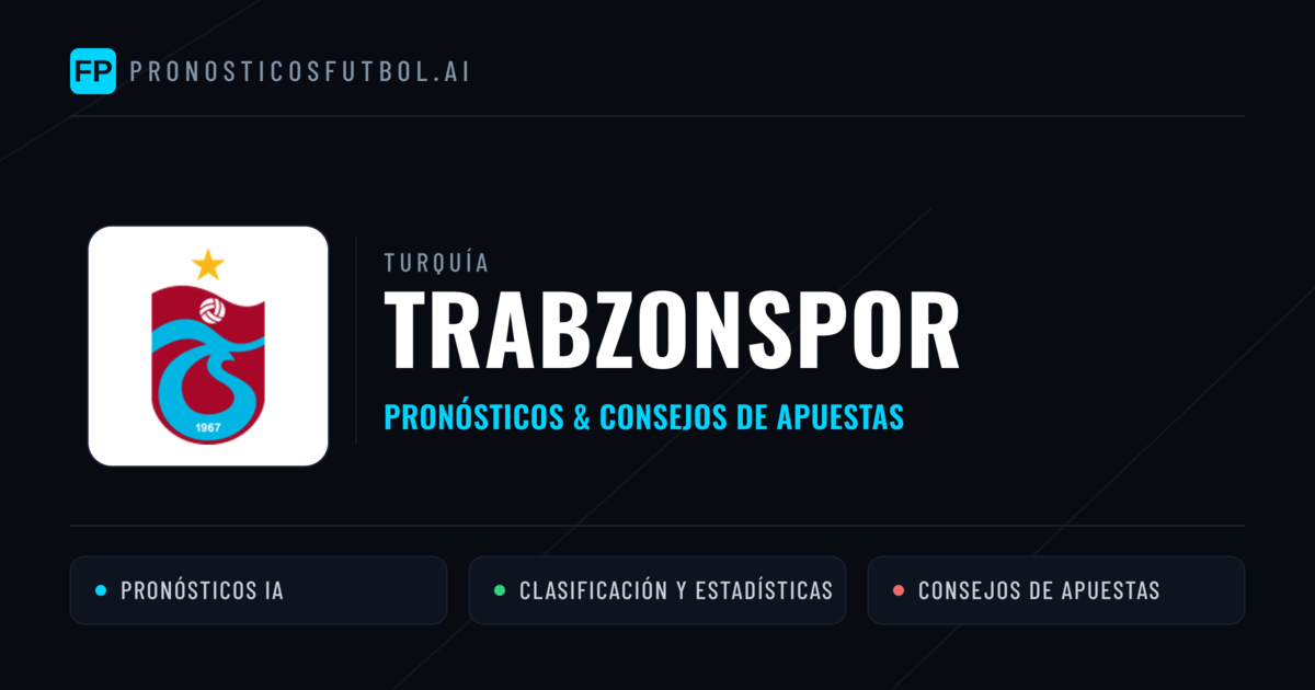 Trabzonspor Pronósticos y estadísticas