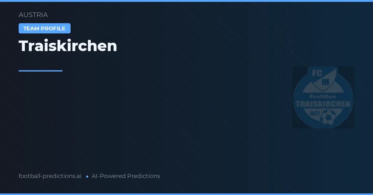 Traiskirchen Pronósticos y estadísticas