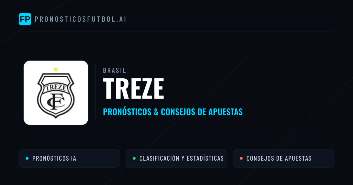 Treze Pronósticos y estadísticas