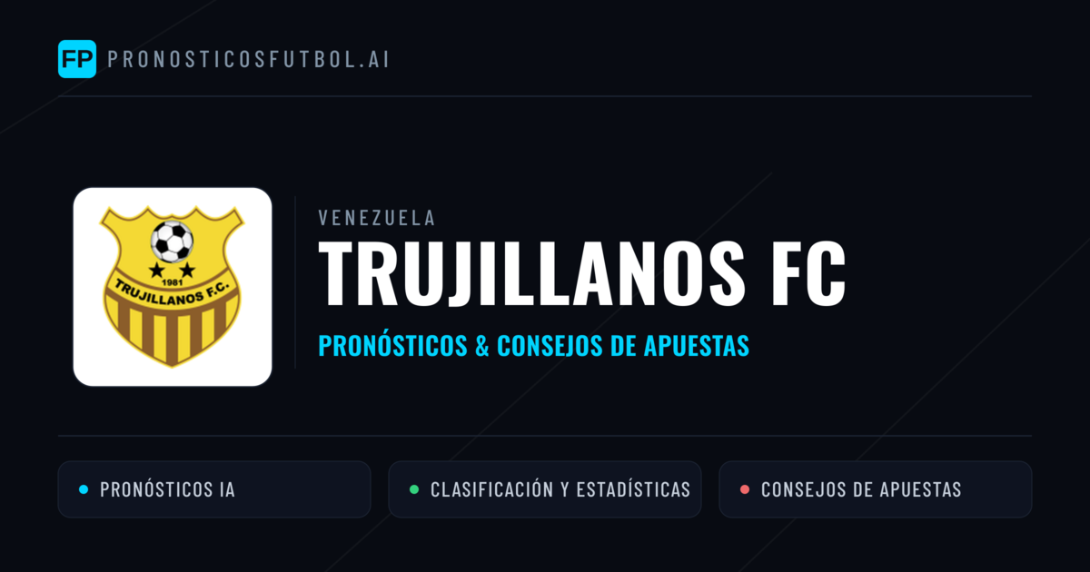 Trujillanos FC Pronósticos y estadísticas