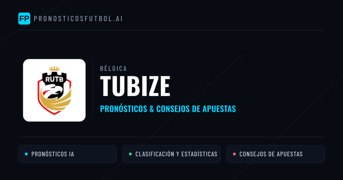 Tubize Pronósticos y estadísticas