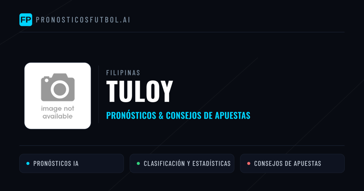 Tuloy Pronósticos y estadísticas