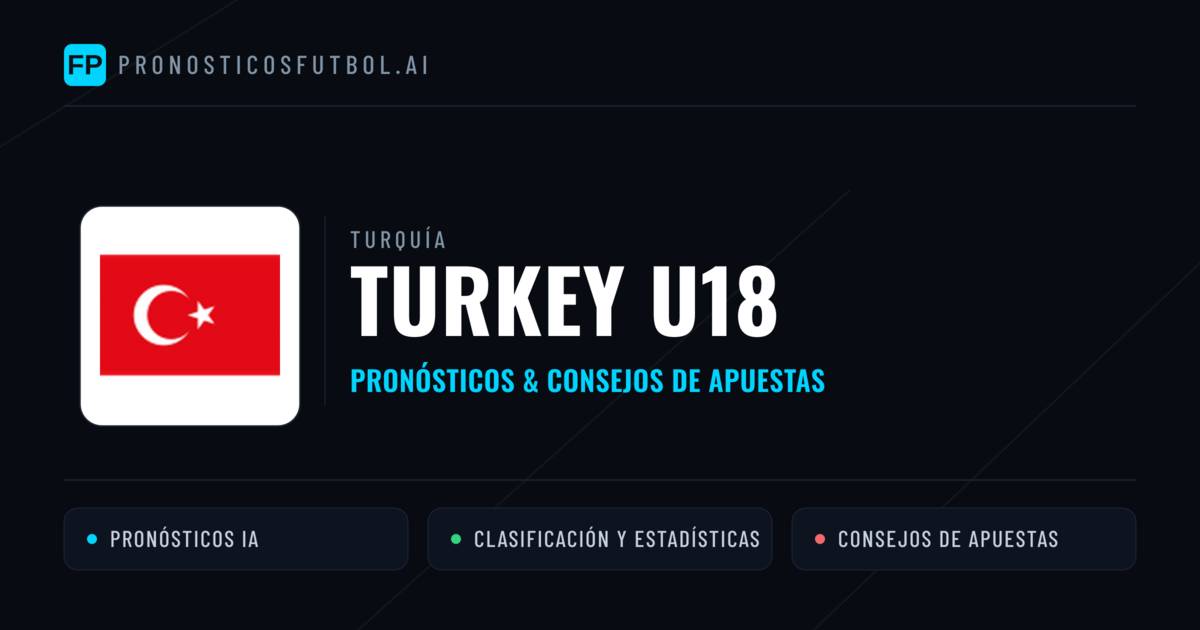 Turkey U18 Pronósticos y estadísticas