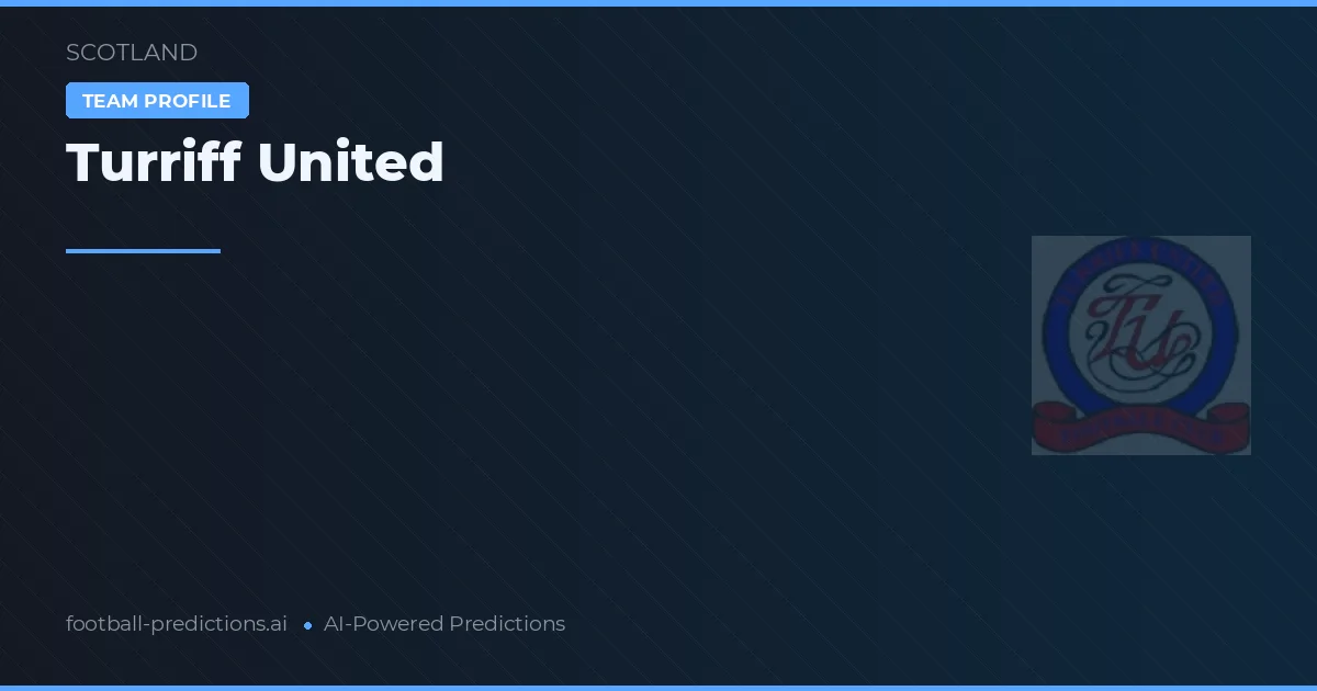 Turriff United Pronósticos y estadísticas
