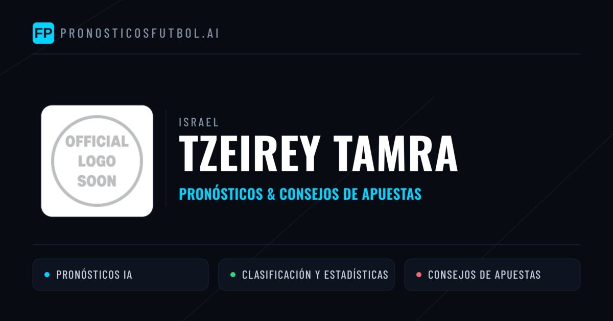 Tzeirey Tamra Pronósticos y estadísticas