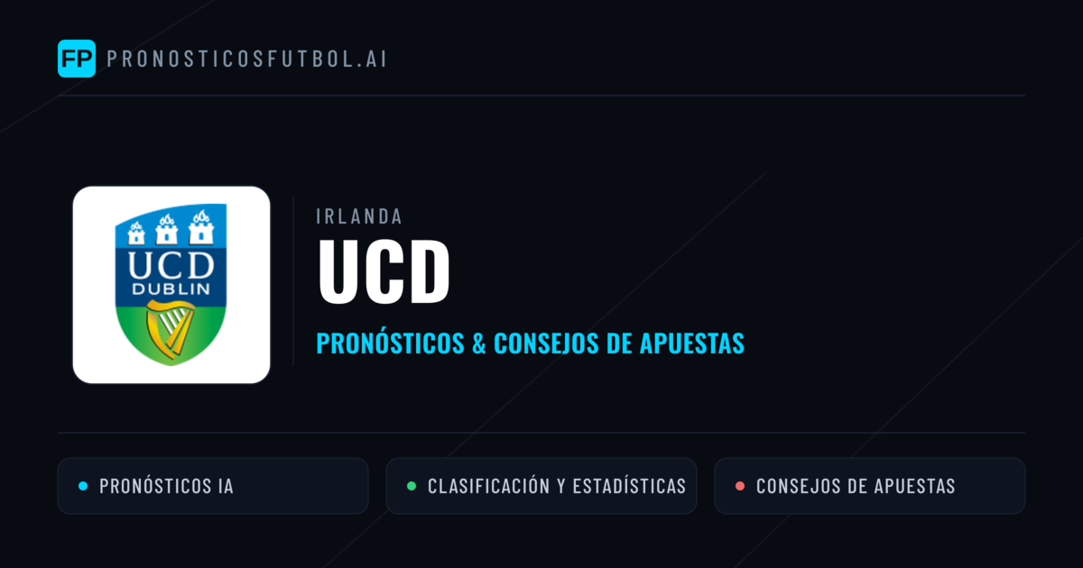 UCD Pronósticos y estadísticas