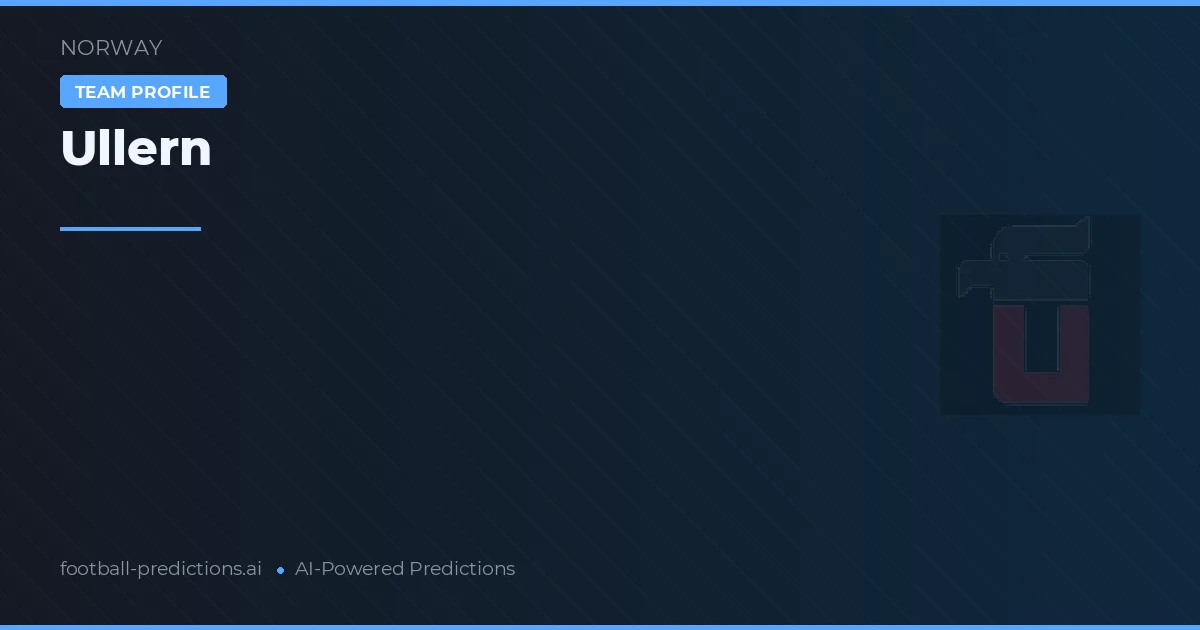 Ullern Pronósticos y estadísticas