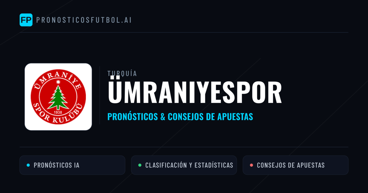Ümraniyespor Pronósticos y estadísticas