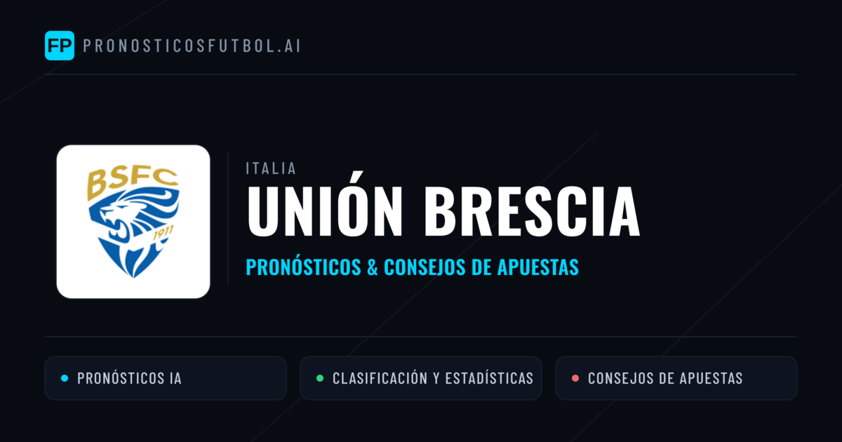 Unión Brescia Pronósticos y estadísticas