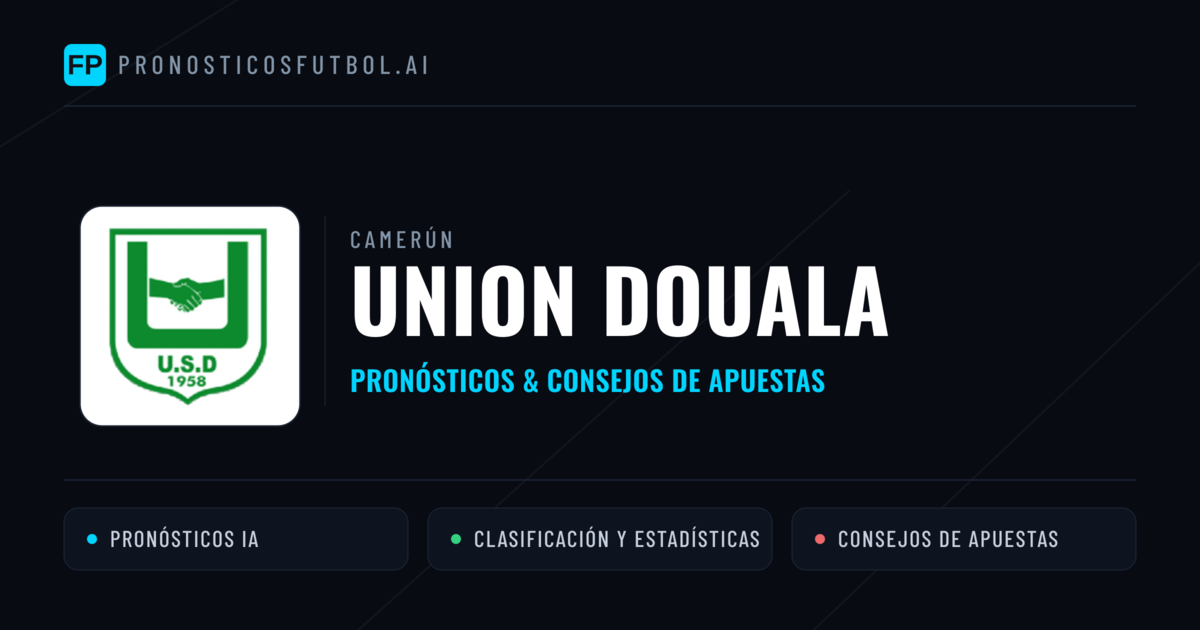 Union Douala Pronósticos y estadísticas