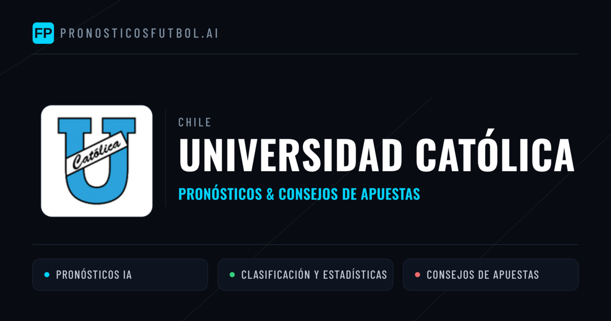 Universidad Católica Pronósticos y estadísticas