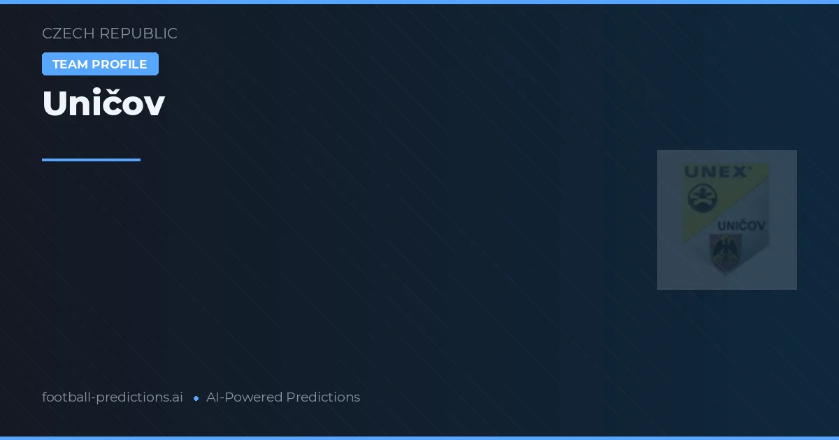 Uničov Pronósticos y estadísticas