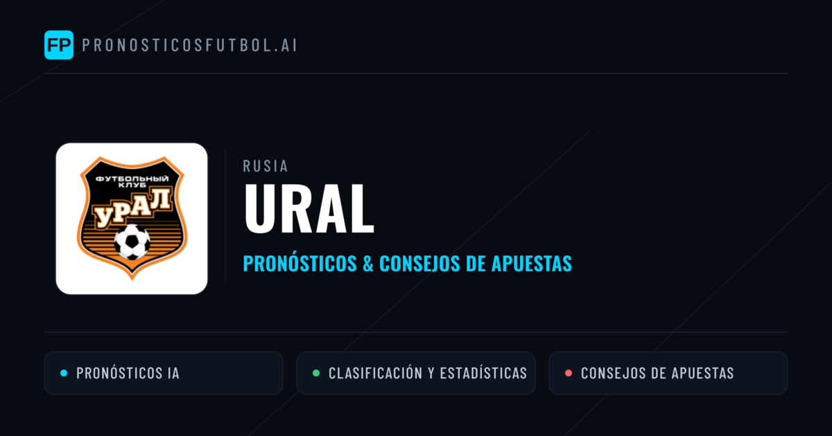 Ural Pronósticos y estadísticas