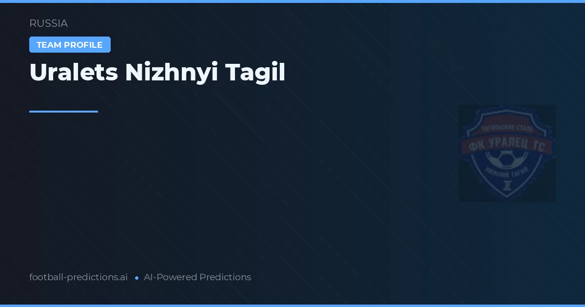Uralets Nizhnyi Tagil Pronósticos y estadísticas