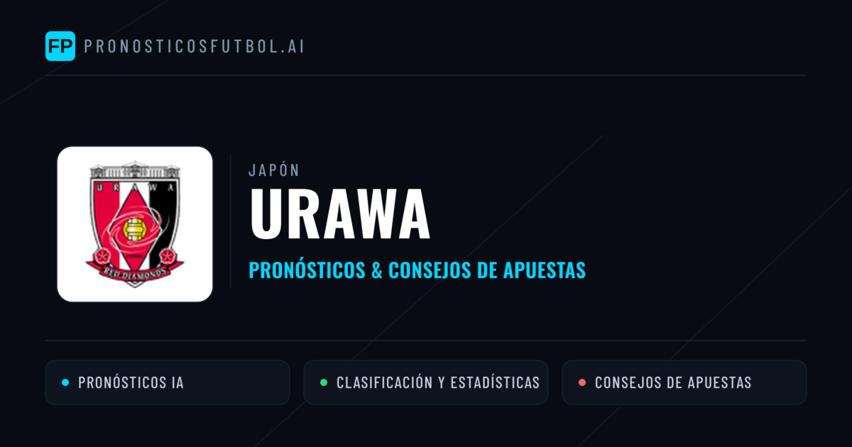 Urawa Pronósticos y estadísticas