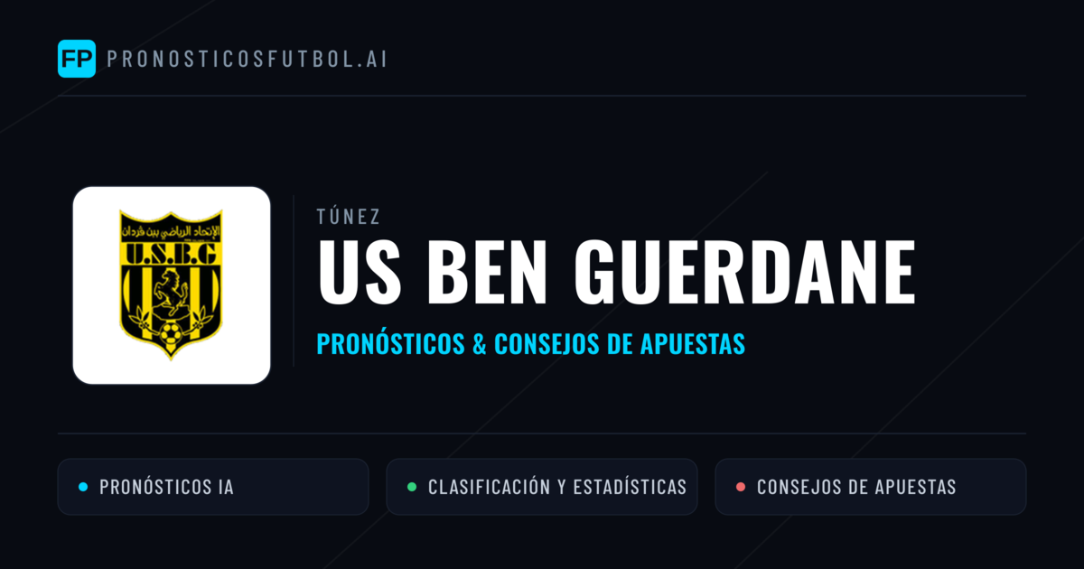 US Ben Guerdane Pronósticos y estadísticas