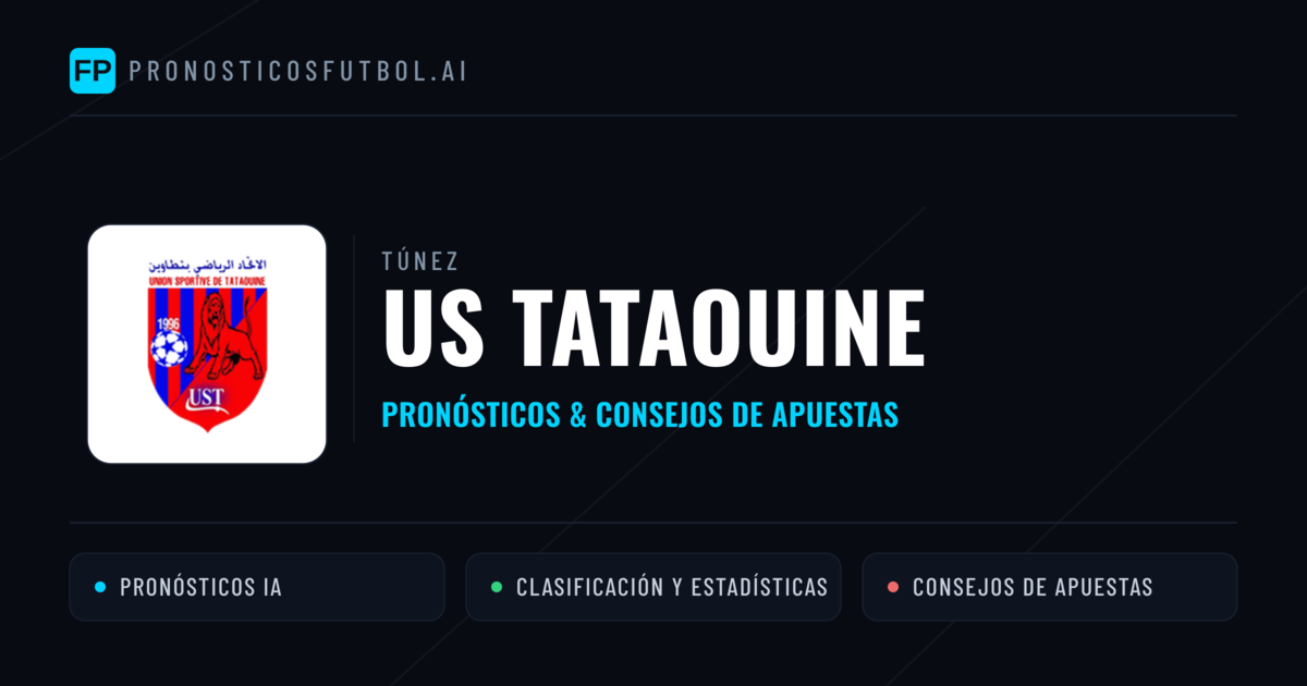 US Tataouine Pronósticos y estadísticas