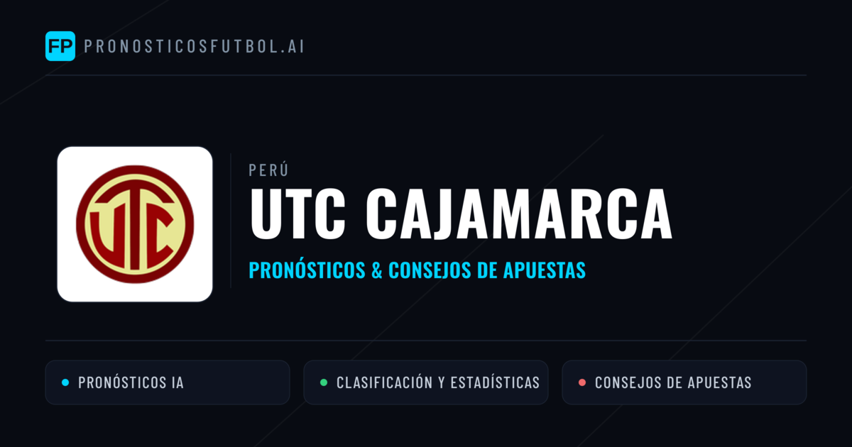 UTC Cajamarca Pronósticos y estadísticas